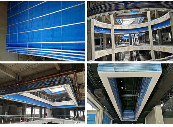 無機雙軌折疊防火卷簾門系列